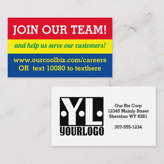 求人救済求職 名刺 (正面/裏面)