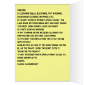 「求人： HOUSE-KEEPER」 (内側 (左))