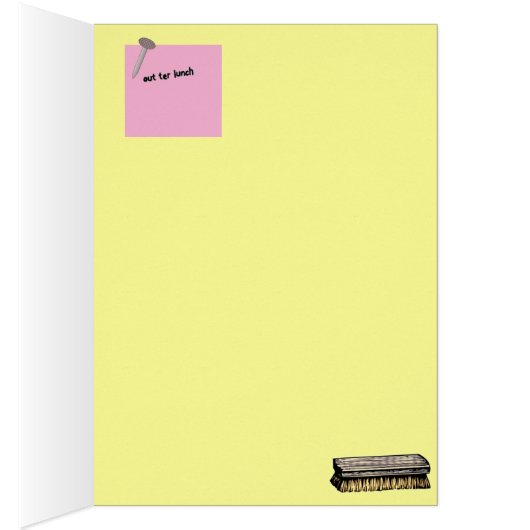 「求人： HOUSE-KEEPER」 (内側 (右))