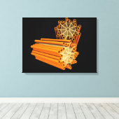 求心の概念図1 キャンバスプリント (インサイチュ (ウッドフロア))