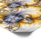 求心性 – フラクタル・アート ポスター (角)