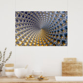 求心性 – フラクタル・アート ポスター (キッチン)