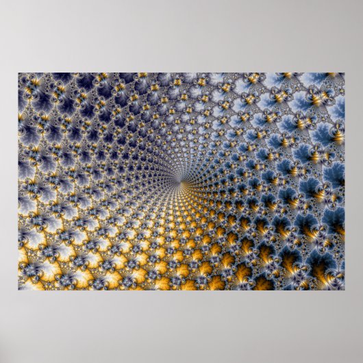 求心性 – フラクタル・アート ポスター (正面)