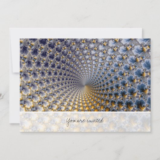 求心性 – フラクタル・アート 招待状 (正面)