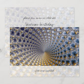 求心性 – フラクタル・アート 招待状 (正面/裏面)