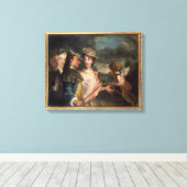 求愛の寓話 キャンバスプリント (インサイチュ (ウッドフロア))