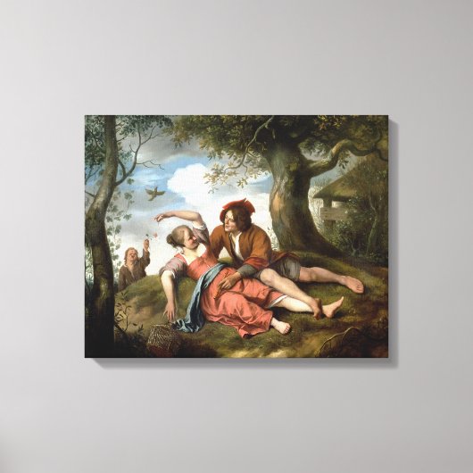 求愛素朴者 キャンバスプリント (正面)