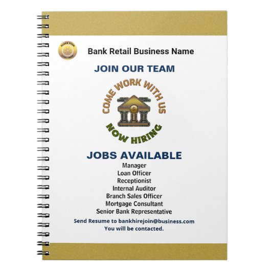 求救済人社員ロゴカスタム   ノートブック (正面)