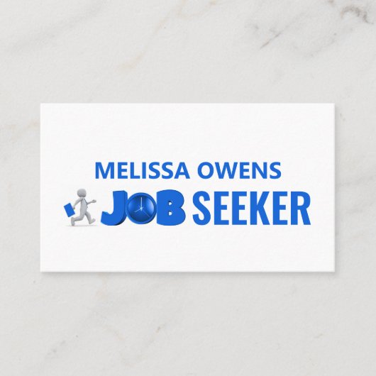 求職者ロゴ、履歴書 名刺 (正面)