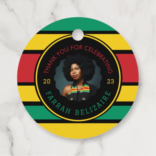 汎アフリカ写真卒業 フェイバータグ (裏面)