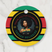 汎アフリカ写真卒業 フェイバータグ (正面)