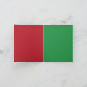 汎アフリカ国旗のデザイン、12月お祝い カード (内部)