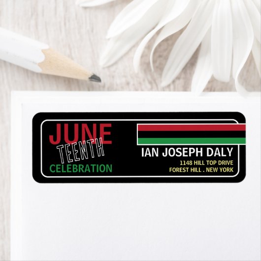 汎アフリカ国旗のデザイン、12月お祝い ラベル (インサイチュ)