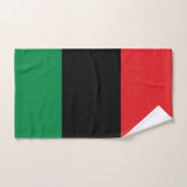 汎アフリカ国旗ハッピークワンザ バスタオルセット (ハンドタオル)