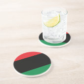 汎アフリカ国旗 コースター (側面)