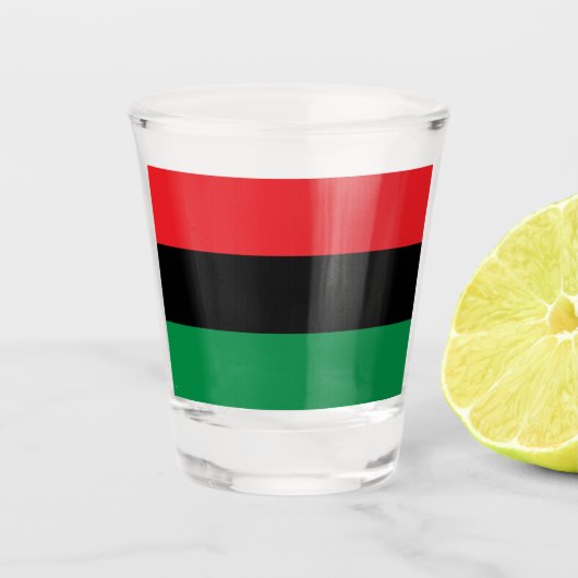 汎アフリカ国旗 ショットグラス (正面)