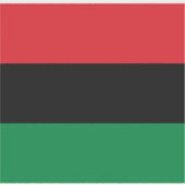 汎アフリカ国旗 シール (正面)