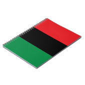 汎アフリカ国旗 ノートブック (左側)