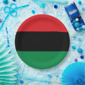 汎アフリカ国旗 ペーパープレート (パーティー)