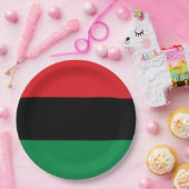 汎アフリカ国旗 ペーパープレート (パーティー)