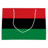 汎アフリカ国旗 ラージペーパーバッグ (正面)