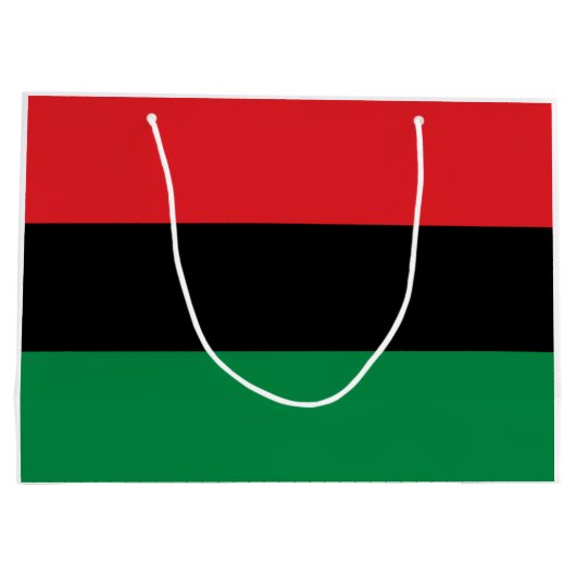 汎アフリカ国旗 ラージペーパーバッグ (裏面)