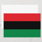 汎アフリカ国旗 便箋 (正面/裏面)