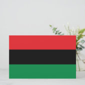 汎アフリカ国旗 便箋 (スタンド正面)