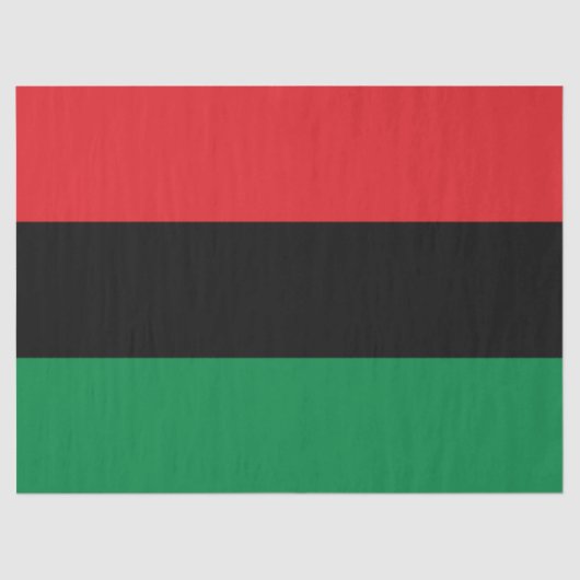 汎アフリカ国旗 薄葉紙 (正面)