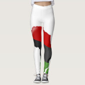 汎アフリカ国旗 | Zazzle_Growstore レギンス (正面)