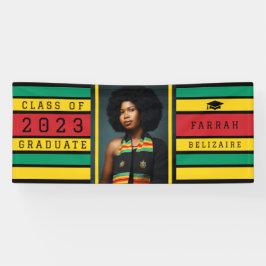 汎アフリカ型卒業バルーン 横断幕