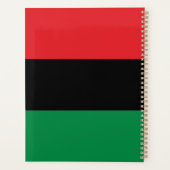 汎アフリカUNIAクワンザモダン国旗 プランナー手帳 (裏面)