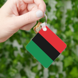 汎アフリカUNIAクワンザ国旗 キーホルダー