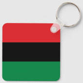 汎アフリカUNIAクワンザ国旗 キーホルダー (裏面)