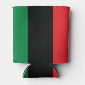 汎アフリカUNIA国旗 缶クーラー (正面)