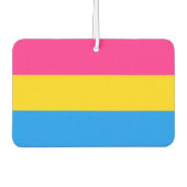 汎性プライドストライプ カーエアーフレッシュナー (正面)