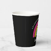 汎性プライド祝の多様性の愛は愛 紙コップ (右)