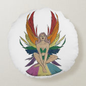 汎性妖精の国 ラウンドクッション (裏面)