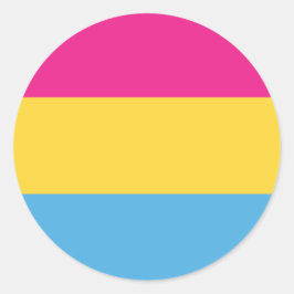 汎性 |プライドフラグデザイン |ストライプ | ラウンドシール
