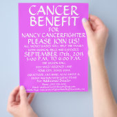 汎用がん特典型フライヤー チラシ (手)