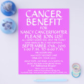 汎用がん特典型フライヤー チラシ (シングル)