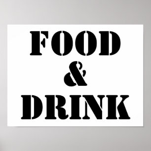 汎用の飲食ユーモアのあるパーティー供給Pos ポスター
