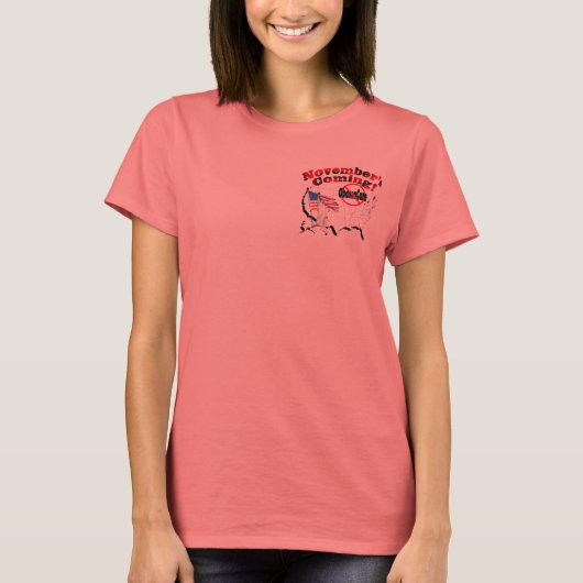 汎用アンチオバマケア- 11月来の11月！ Tシャツ (正面)