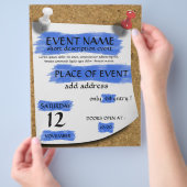 汎用イベントチラシ チラシ (手)