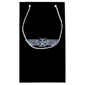 汎用エアパイロットクロムライクスターウィングスブラック スモールペーパーバッグ (裏面)