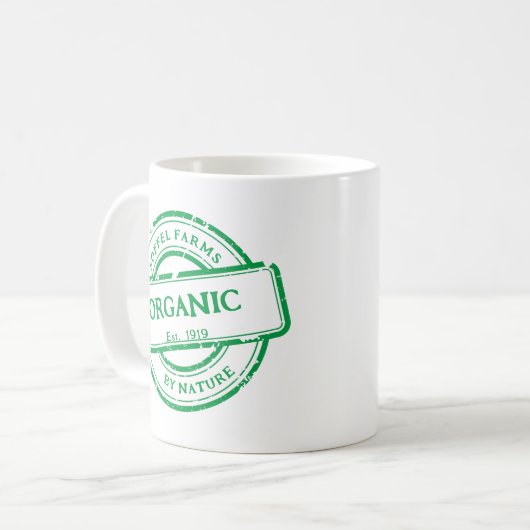 汎用カスタマイズファームビージーエッグプロモーション コーヒーマグカップ (正面左)