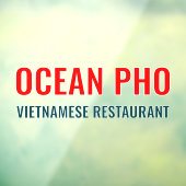 汎用カスタマイズレストラン2色 ウィンドウサイン (シート3)