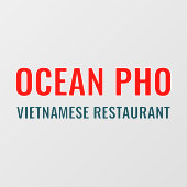 汎用カスタマイズレストラン2色 ウィンドウサイン (シート)