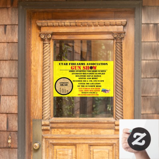 汎用カスタマイズ銃表示イベント詳細アイコン ウィンドウサイン (ホームデコレーション)