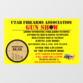 汎用カスタマイズ銃表示イベント詳細アイコン ウィンドウサイン (シート)